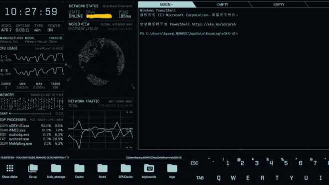 eDEX UI